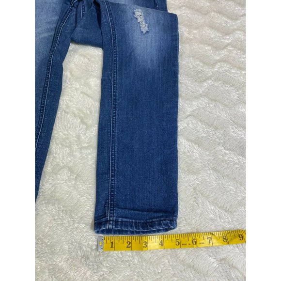 Indigo Rein Distressed Jeans Size 7 Women's 28x29 - Picture 9 of 11